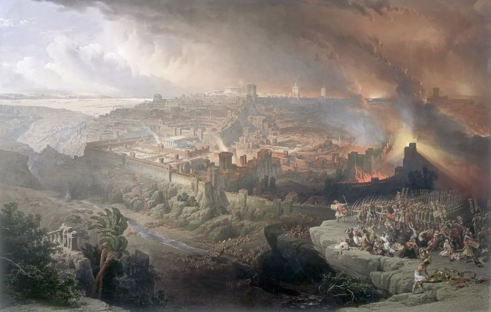 The Siege and Destruction of Jerusalem, by David Roberts (1850).
